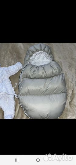 Зимний конверт и комбинезон