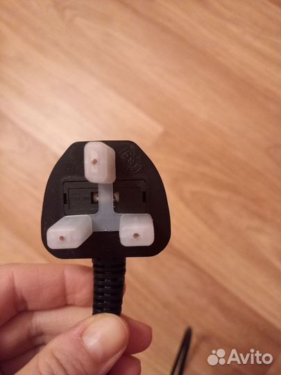 Кабель Британский 3-контактный и разъем ieс 320