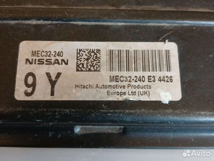 Эбу almera N16 QG15DE. MEC32-240 E3 4426