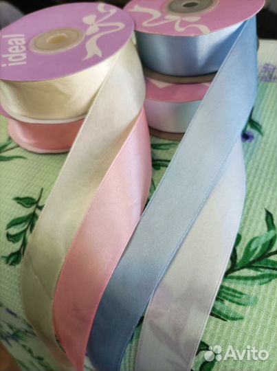 Атласная лента. Набор атласных лент. Тейково хбк
