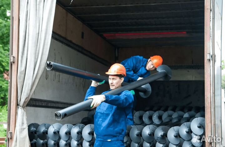 Винтовые сваи для забора