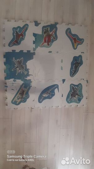 Мягкий коврик пазл