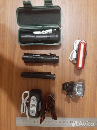 Фонарик светодиодный аккумуляторный