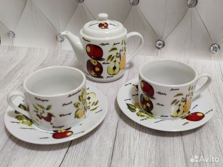 Чайный сервиз чашка блюдце чайник