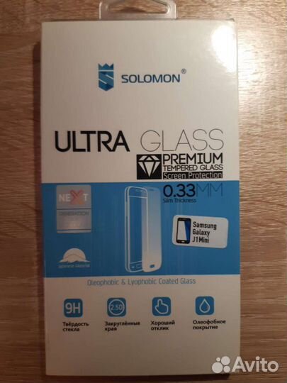 Защитное стекло для Samsung Galaxy J1 Mini