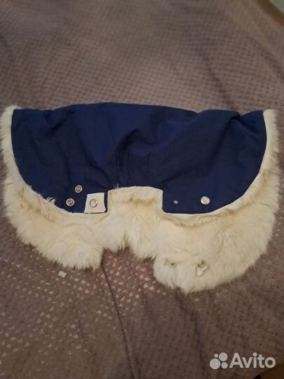 Зимний кокон в коляску с муфтой