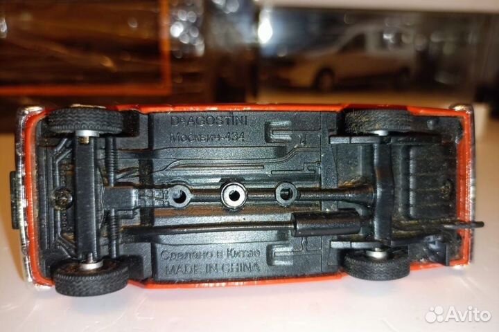 Моделька москвич 434 масштаб 1:43