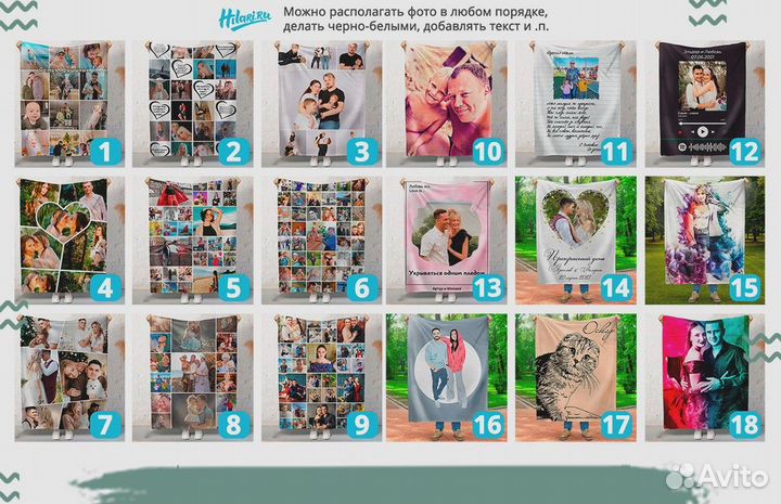 Плед из фото