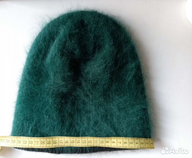 Шапка бини двухсторонняя из ангоры