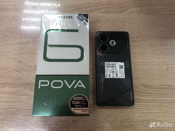 TECNO Pova 6, 12/256 ГБ