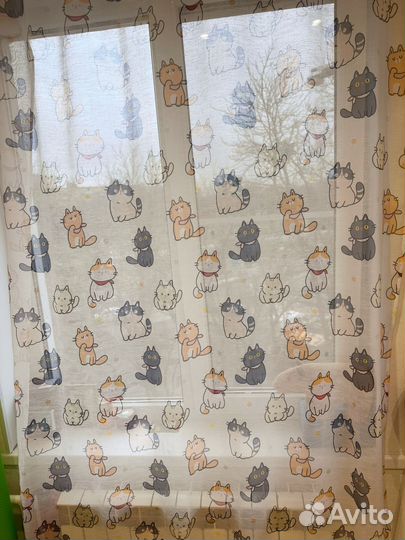 Штора тюль в детскую комнату