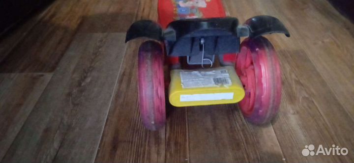 Самокат детский трехколесный светящиеся колеса