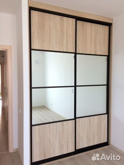 Зеркальные двери-купе Шк-108