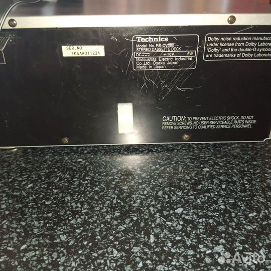 2хкассетная дека от муз. ц. technics SL-EN 790