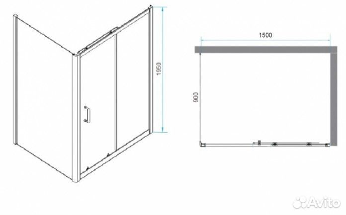 Душевой уголок RGW Passage PA-74B 150x90