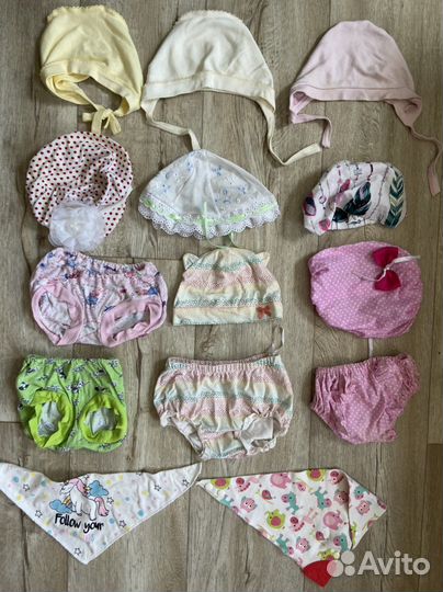 Купальники детские, панамы, чепчики