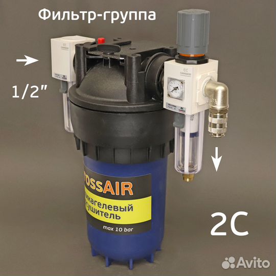 Фильтр-группа grossair 2C для очистки сжатого возд