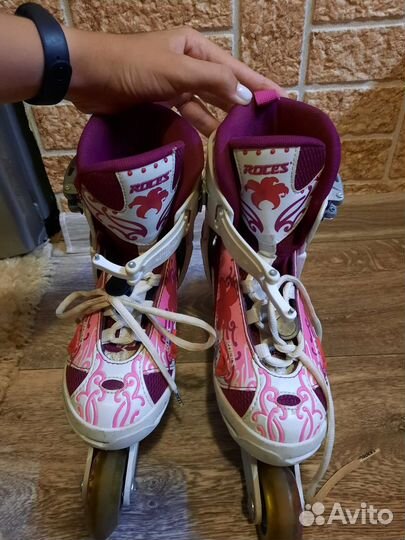 Роликовые коньки ролики детские раздвижные