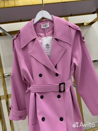 Плащ тренч женский 42/48 единый размер