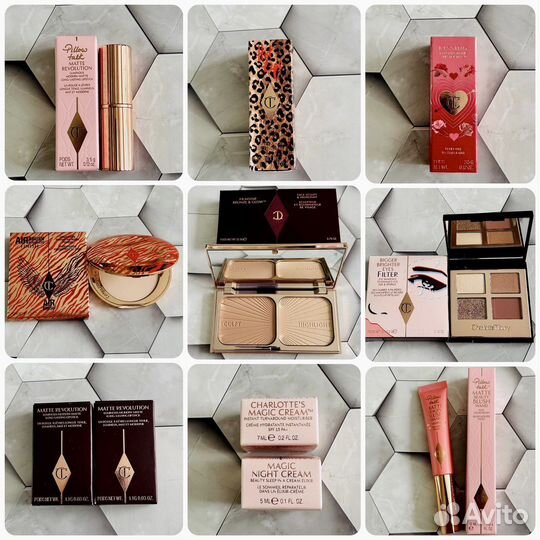 Charlotte Tilbury Румяна Пудра Помада Палетка Крем