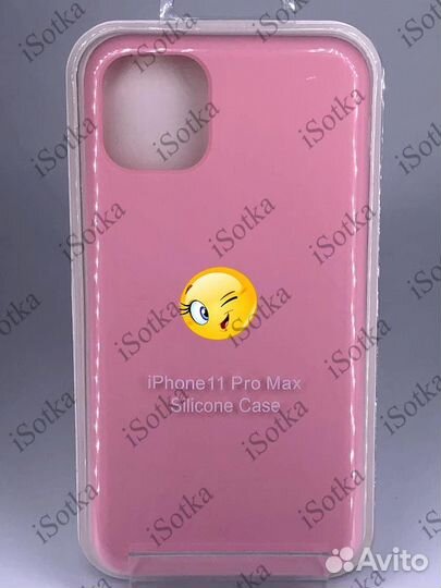 Чехол Apple iPhone 11 Pro Max Silicone Case №6 (Ро