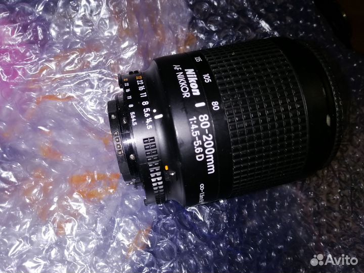 Объектив nikon AF nikkor 80-200mm4.5-5.6D