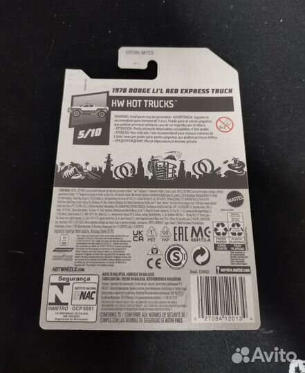 Hot wheels 1978 dodge Red express truck мейн TH