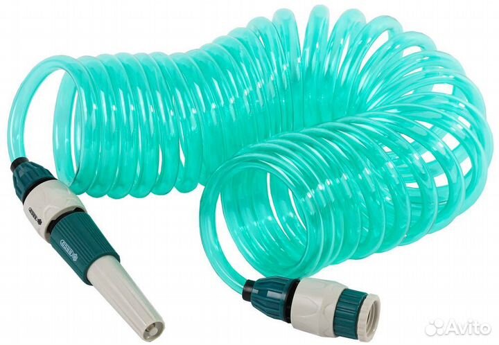 Шланг спиральный с наконечниками Raco 7,5 м
