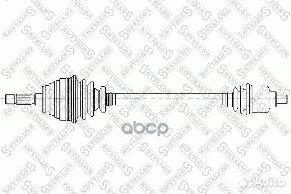 Привод правый 740mm, 22068 Renault 19 1581028SX