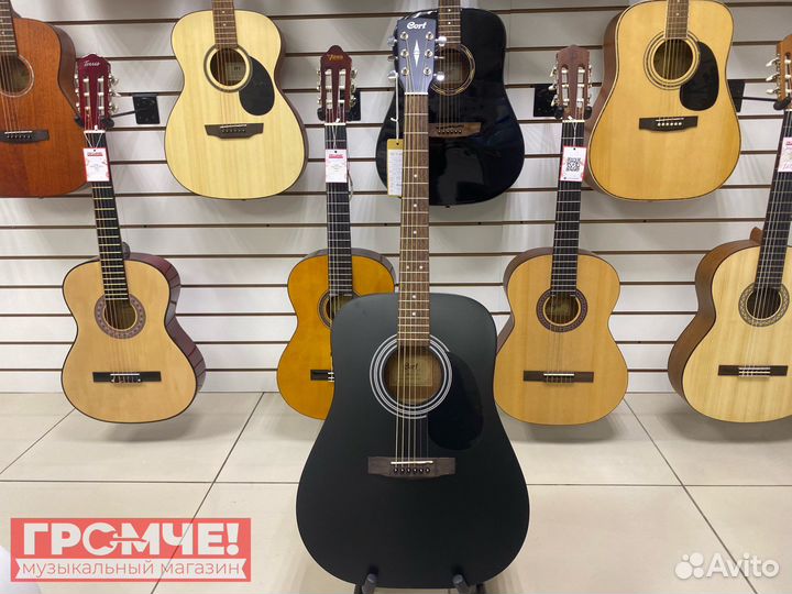 Элекроакустическая гитара Cort AD810E BKS