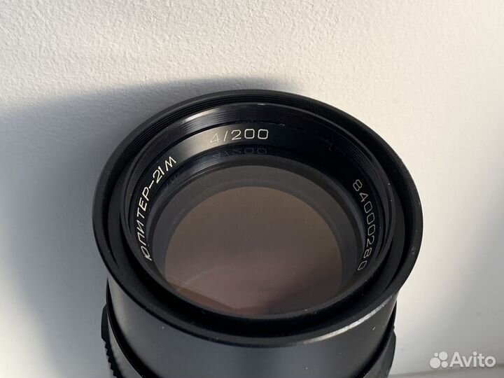 Объектив юпитер 21 м 200мм f4