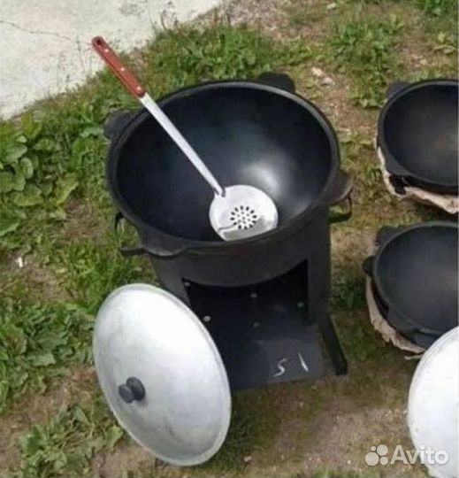 Казан чугунный