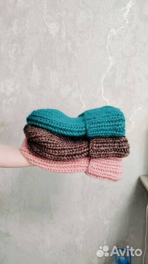 Шапка женская вязаная ручная работа