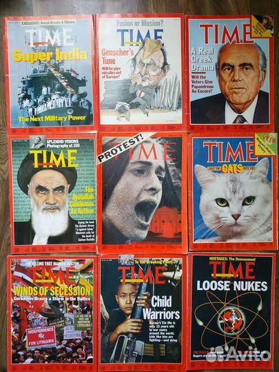 Журналы Time, Newsweek, Der Spiegel 1961-1991
