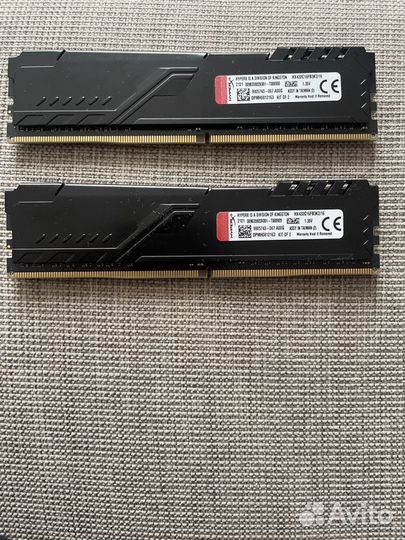 Kingston HyperX fury ddr4 16gb 3200