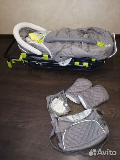 Санки коляска ника