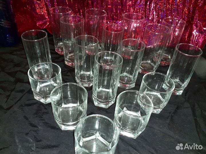 Тарелки бокалы фарфор хрусталь винтаж СССР