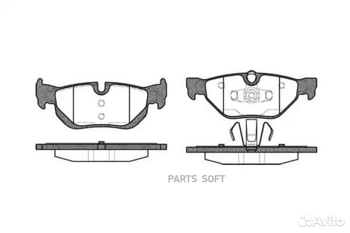 Remsa 114500 1145 00 колодки дисковые з.\ BMW E87