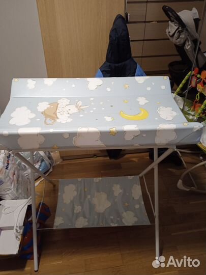 Пеленальный столик складной Polini kids