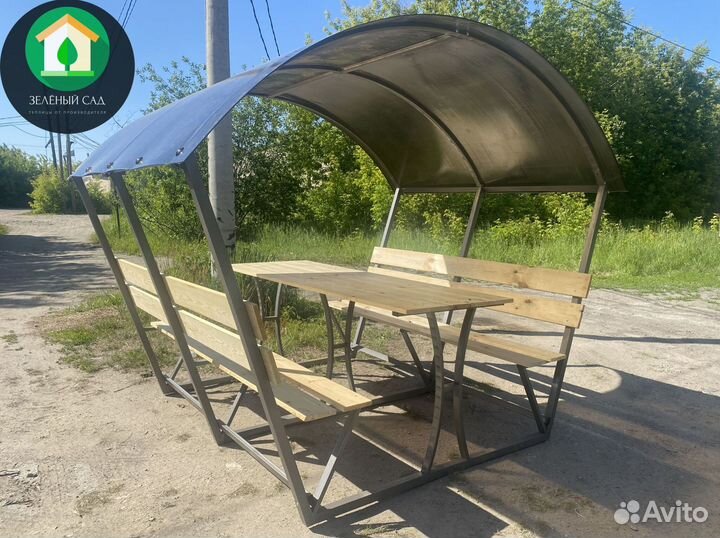 Беседка из поликарбоната. Цвет на выбор