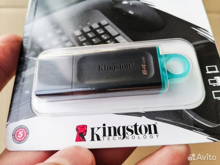 Флэшка 64 GB Kingston USB 3.2 Новая в блистере