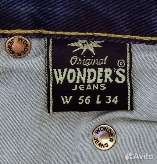 Джинсы мужские Wonder's Jeans (США), р. 60-62