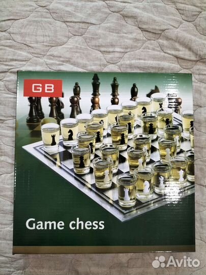 Набор рюмок. Пьяные шахматы -игра