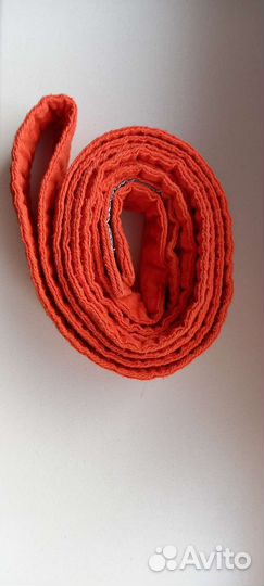 Оранжевый ремень для кимоно