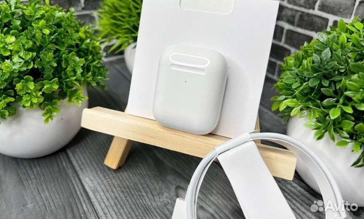 AirPods 2 (Premium Airoha) + чехол