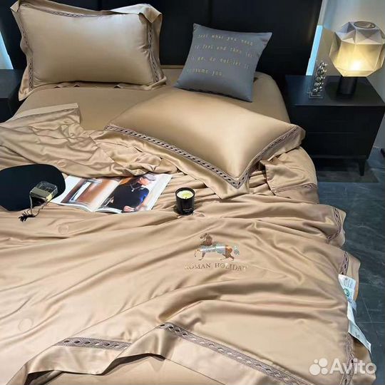 Hermes king size постельное бельё новинка