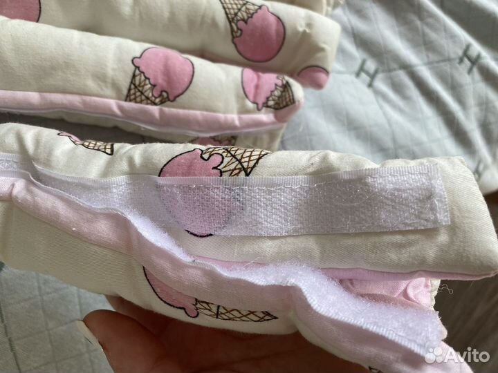 Бортики-подушки в кроватку (фэнс-бортики)