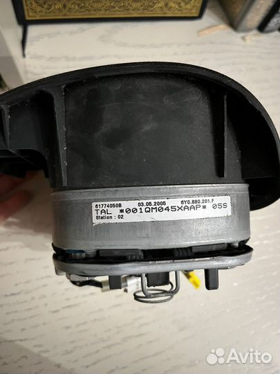 Подушка безопасности skoda fabia и блок управл