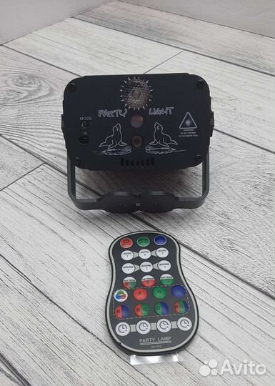 Светомузыка мини-лазер Тюлень 60 узоров