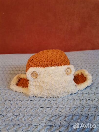 Шапочка для фотосессии новорожденного